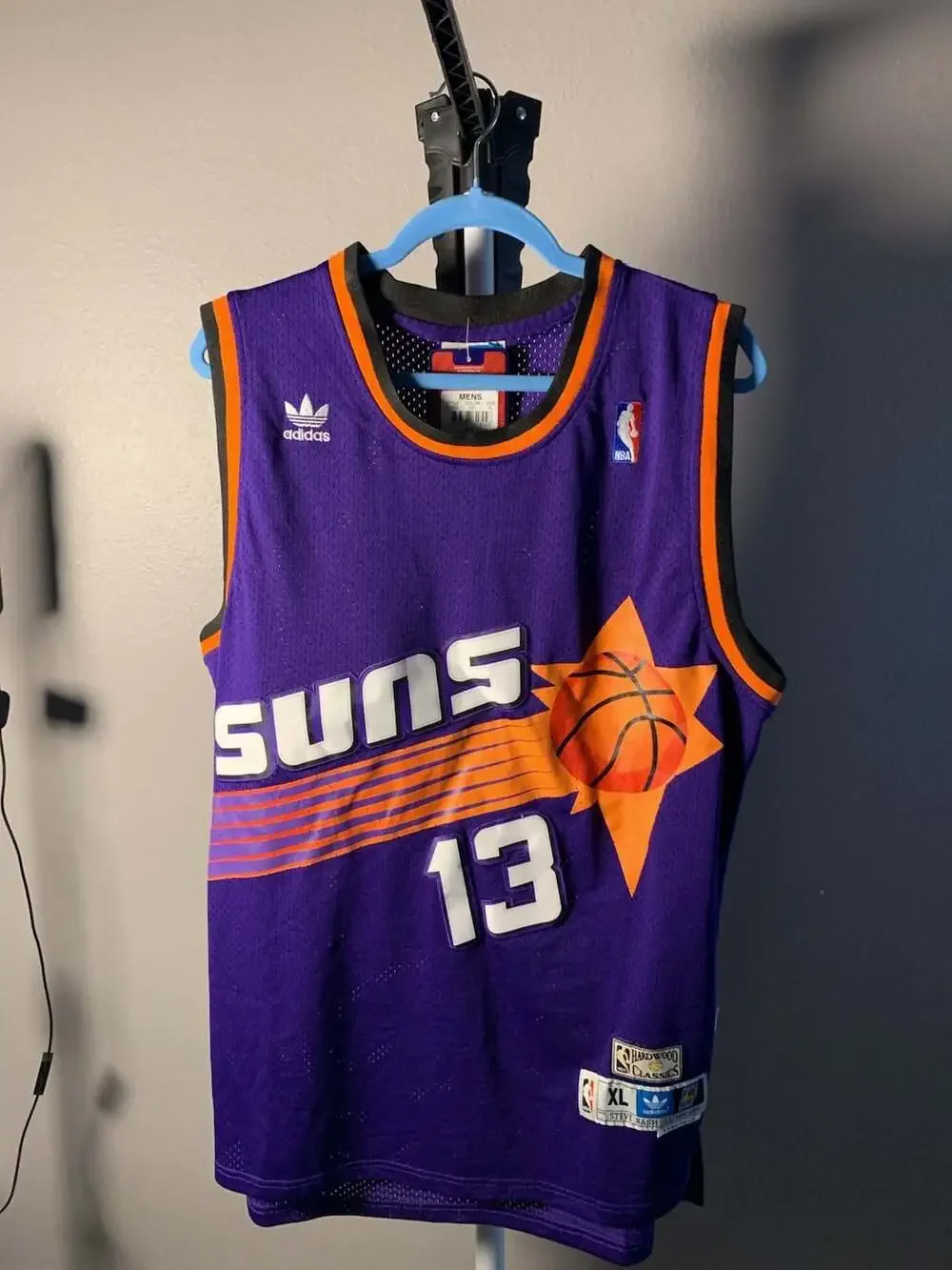 Adidas NBA Hardwood Classics Phoenix Suns Steve Nash #13 1996-1997 Jersey